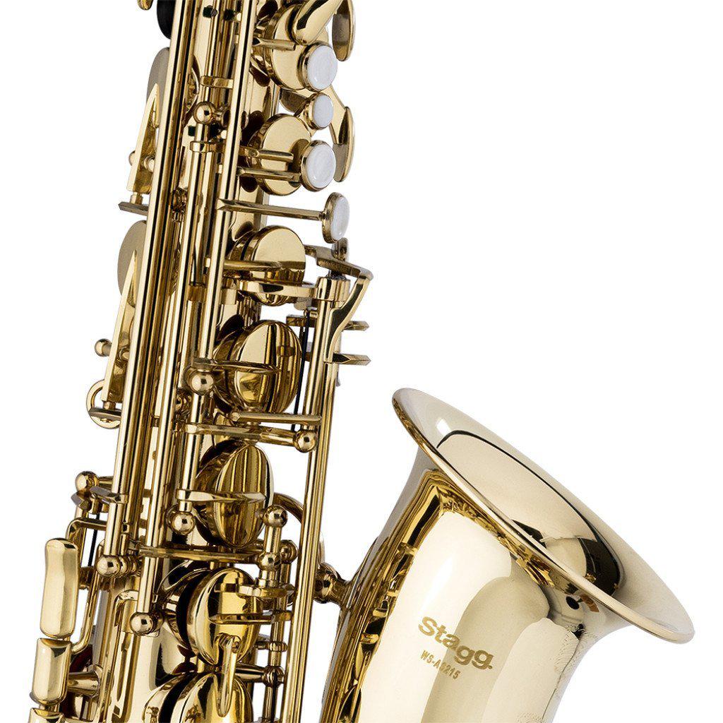 Stagg AS215S Eb Alt saxofon, klar lak