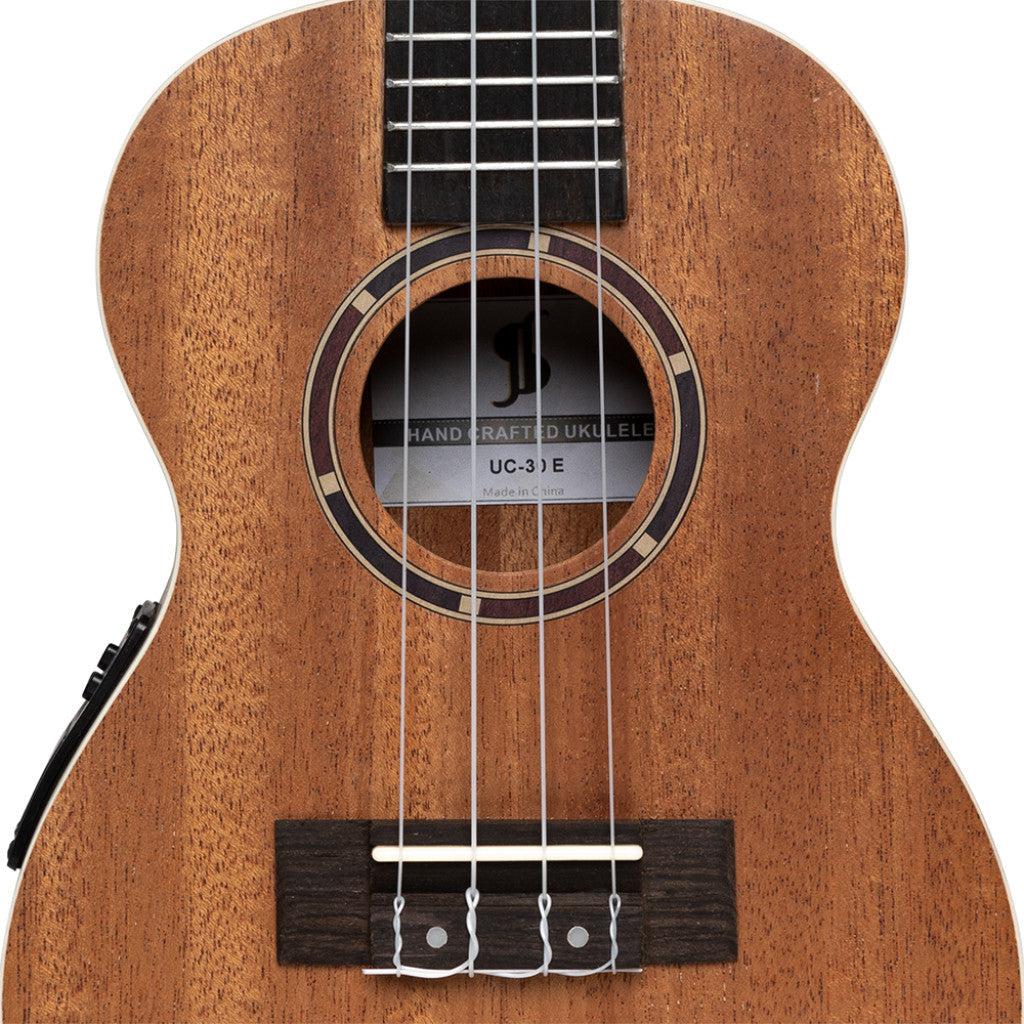 Stagg Acoustic-Electric Concert Ukulele with Sapele Top and Gigbag