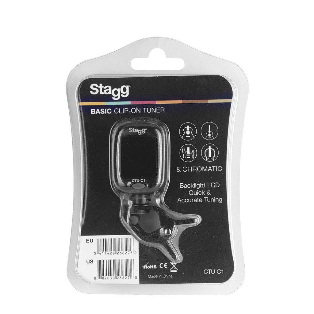 Stagg CTU-C1 Black Automatic Chromatic Clip-on Tuner