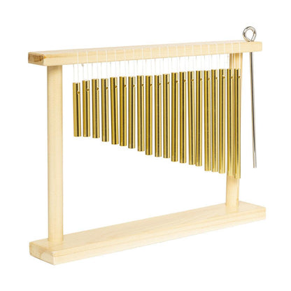 Stagg Chimes med 20 rør i træramme, incl. slåpind