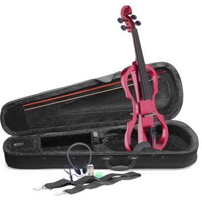 Stagg EVN X-4/4 MRD – Elektrisk violin 4/4 sæt, Metallic Red