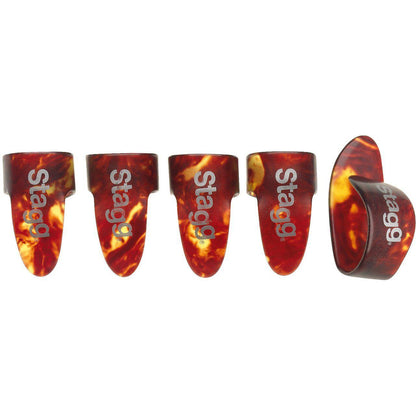Stagg FPS-M – Tommel- og fingerplektre sæt (Medium)