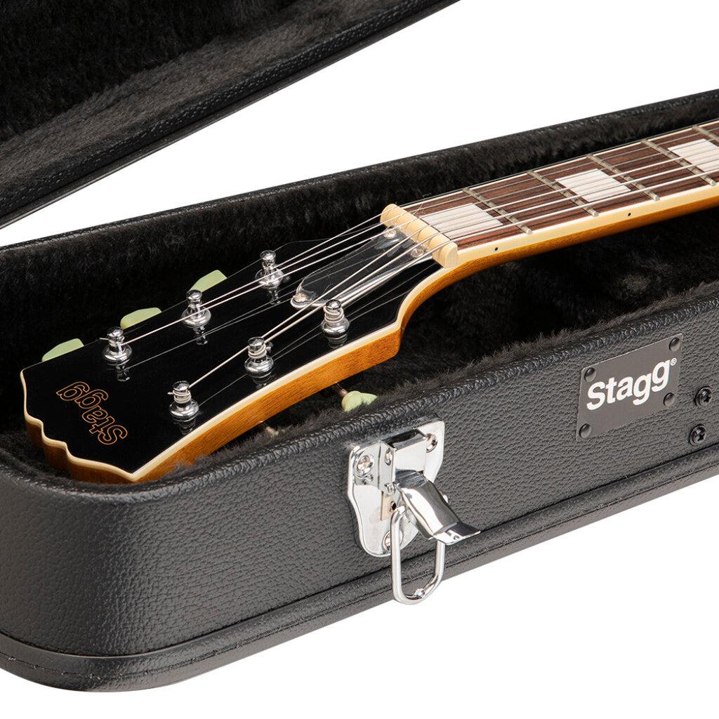 Stagg GCA-LP – Formstøbt kuffert til Les Paul-elguitar