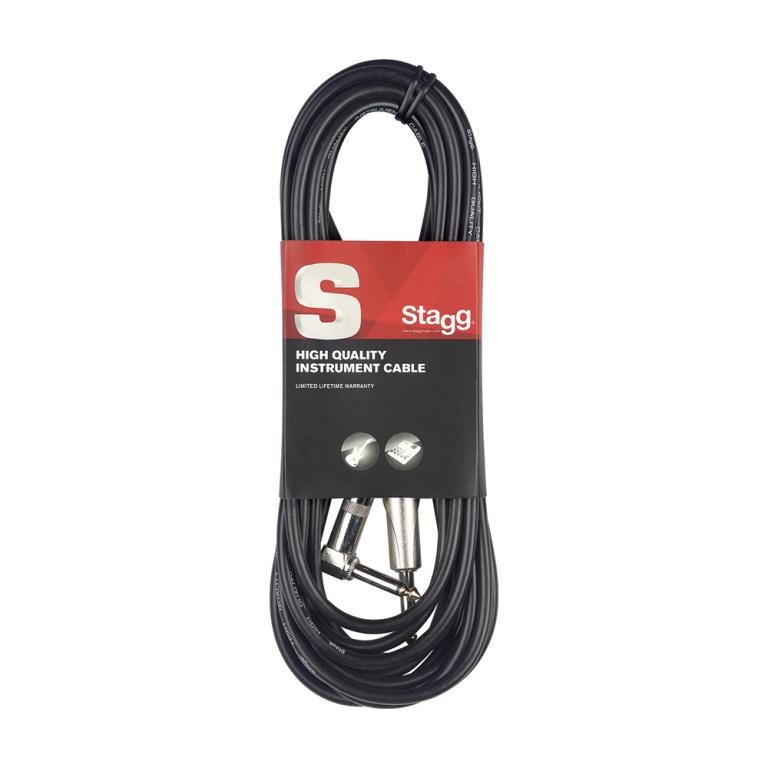 Stagg Instrument cable, Jack/ angle Jack