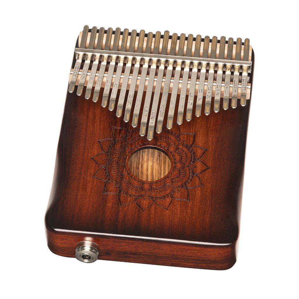 Stagg KALI-PRO21E-ZE – Professionel elektro-akustisk kalimba i zebratræ
