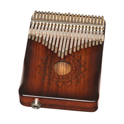 Stagg KALI-PRO21E-ZE – Professionel elektro-akustisk kalimba i zebratræ