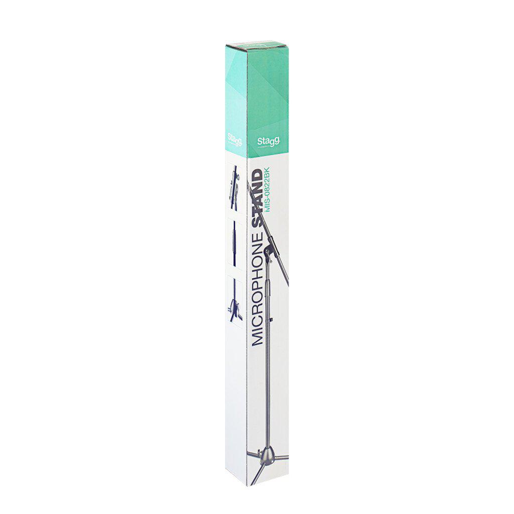 Stagg MIS-0822BK – Mikrofonstativ med boomarm