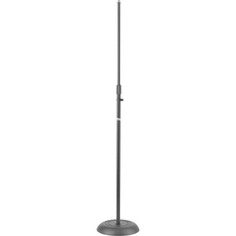Stagg MIS-1120BK mikrofonstativ  m/kraftig massiv rund fod