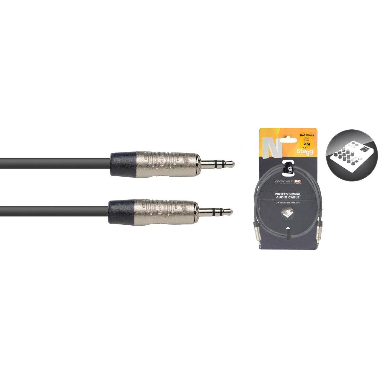 Stagg NAC(X)MPSR – N Series stereokabel 3,5 mm mini-jack til mini-jack