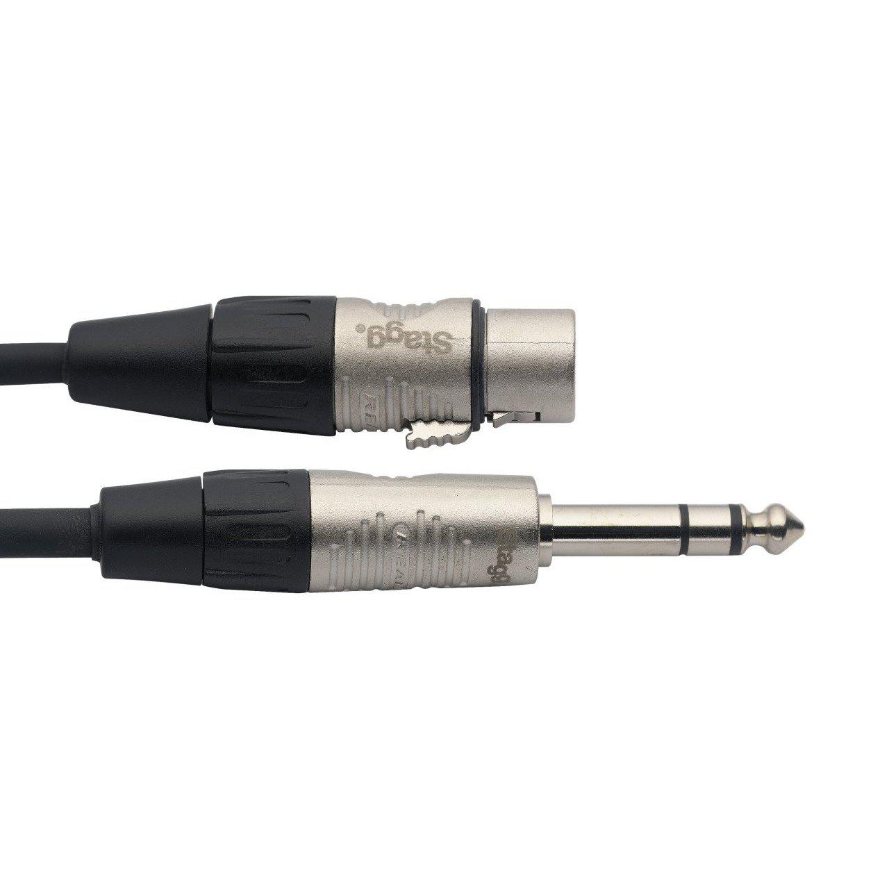 Stagg NAC(X)PSXFR Audiokabel Stereo Jack til hun XLR