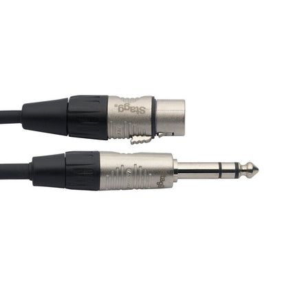 Stagg NAC(X)PSXFR Audiokabel Stereo Jack til hun XLR