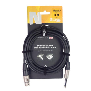 Stagg NMC(X)XPR – N Series mikrofonkabel XLR hun til 6,3 mm mono jack