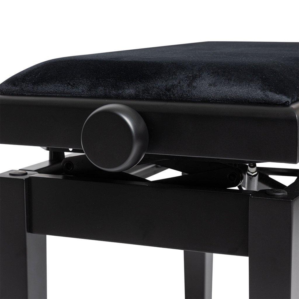 Stagg PBH 390 hydraulic piano bench with velvet seat