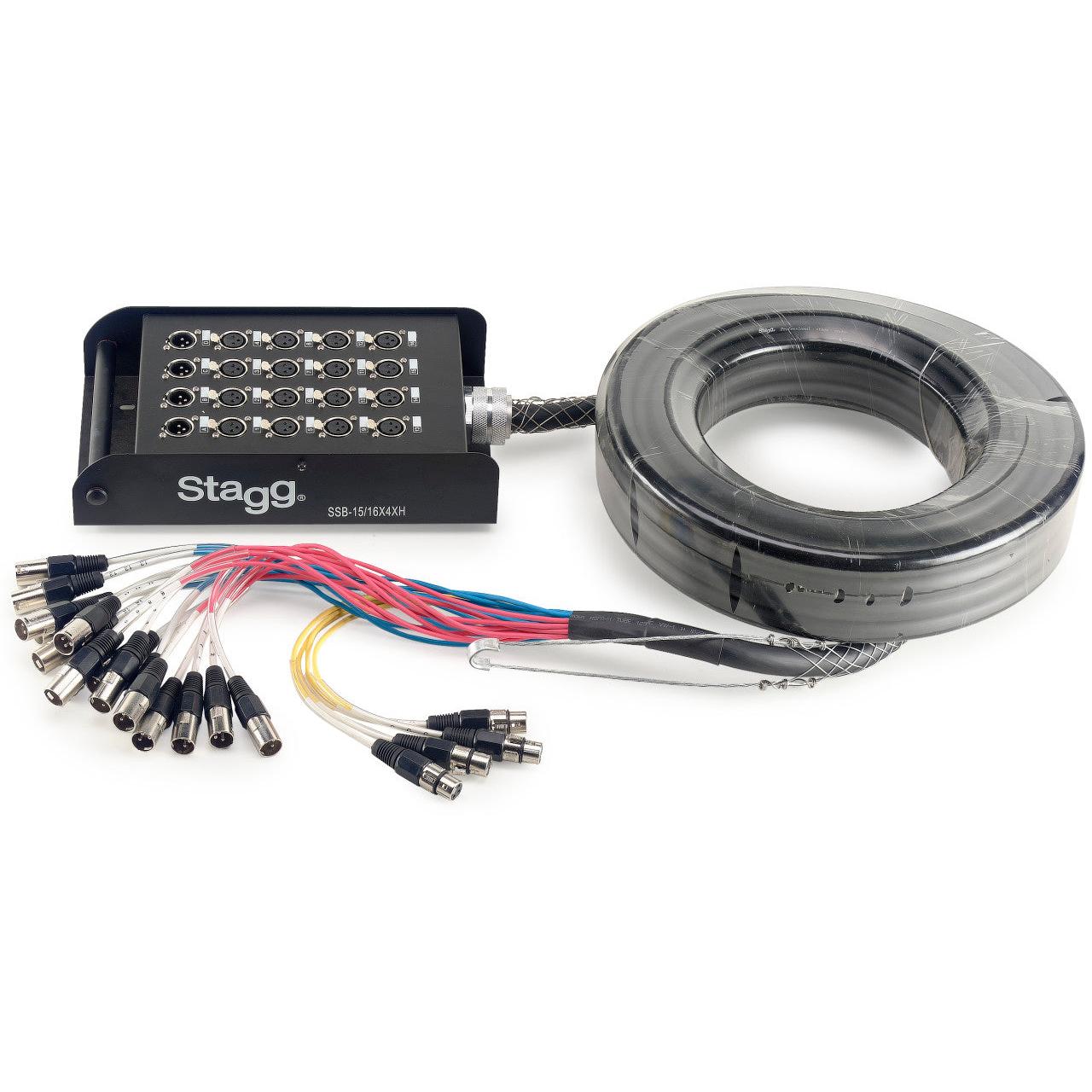 Stagg S-Series Stagebox - 16X Xlr F Inputs/ 4X Xlr M Outputs -15m