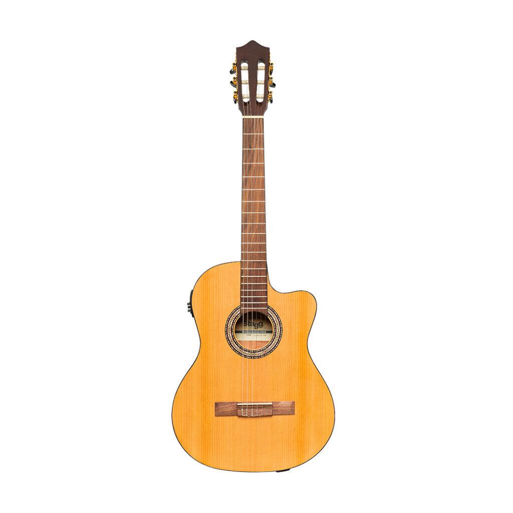 Stagg SCL60-TCE Classical Guitar with Preamp - Natural