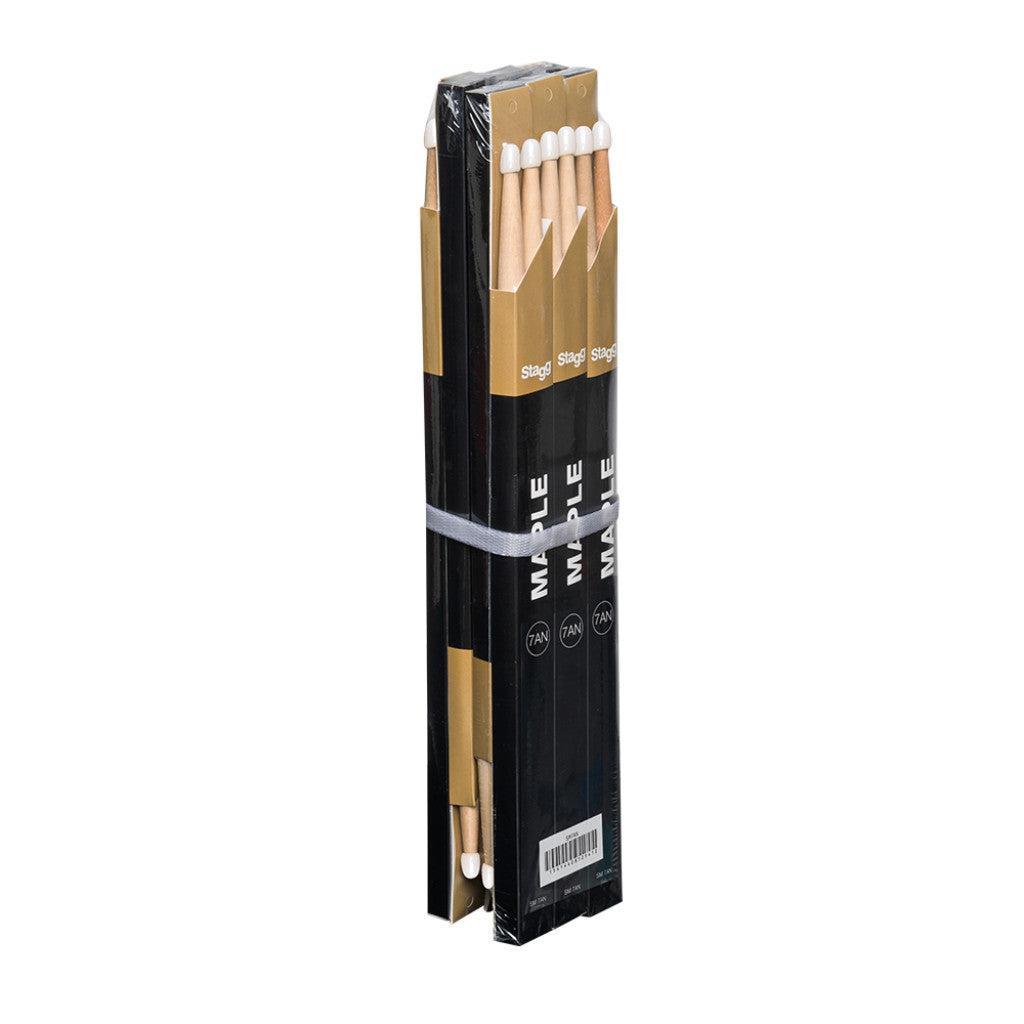 Stagg SM7AN – Par trommestikker 7AN, ahorn, nylon tip