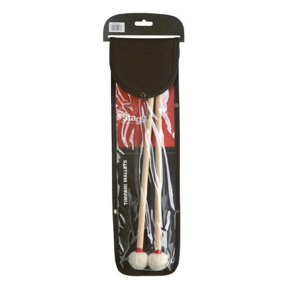 Stagg SMTIM F35 pauke køller i ahorn med 35 mm filt hoved