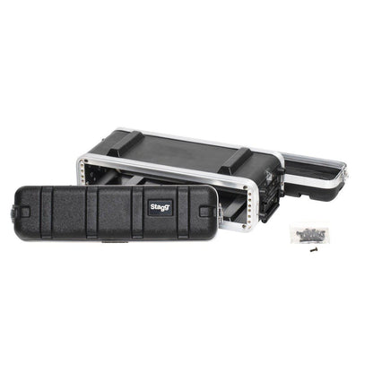 Stagg ABS-2US – Smal 2U ABS-rackkasse