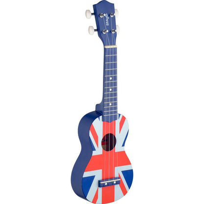 Stagg US UK-FLAG – Sopran ukulele med UK flag (inkl. gigbag)