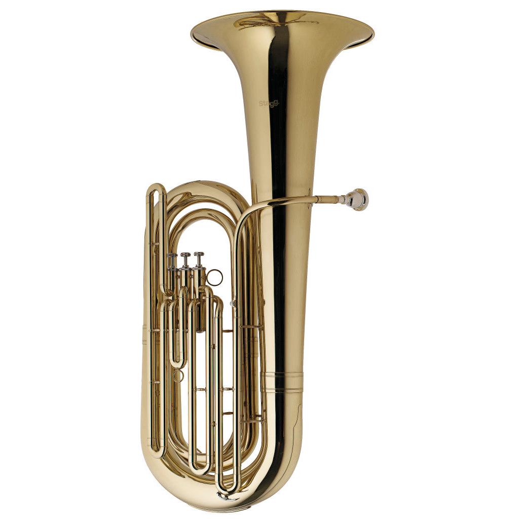 Stagg WS-BT235S – BBb tuba, 3 ventiler (top action)