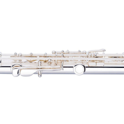 Stagg WS-FL221S - C Flute, 2 headpieces incl. 1 curved, closed flaps, Offset G, Split E