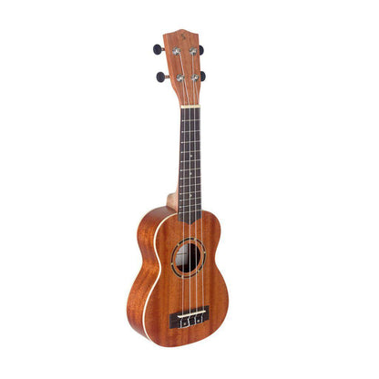 Stagg soprano ukulele with sapele deck and gig bag