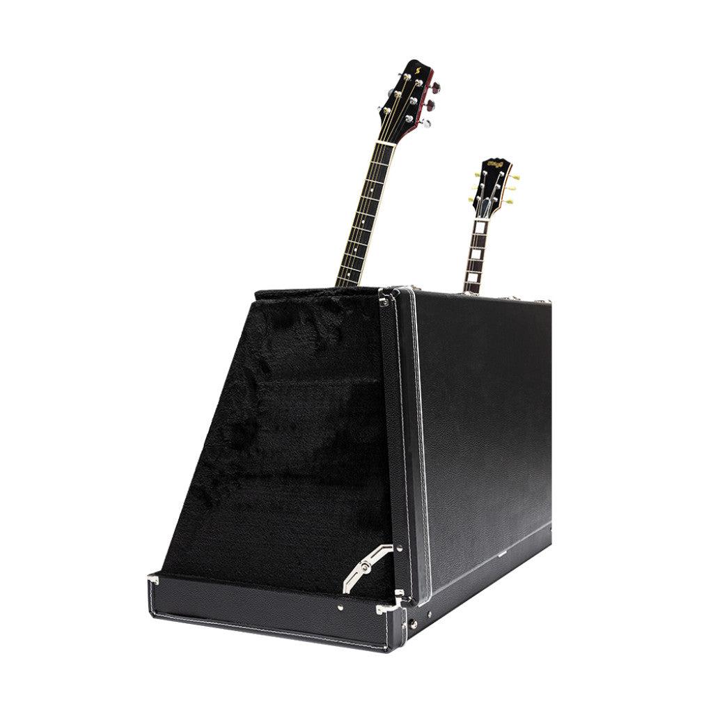 Stagg GDC-8 – Guitarstativ i transportkasse til 8 elguitarer eller 4 akustiske guitarer