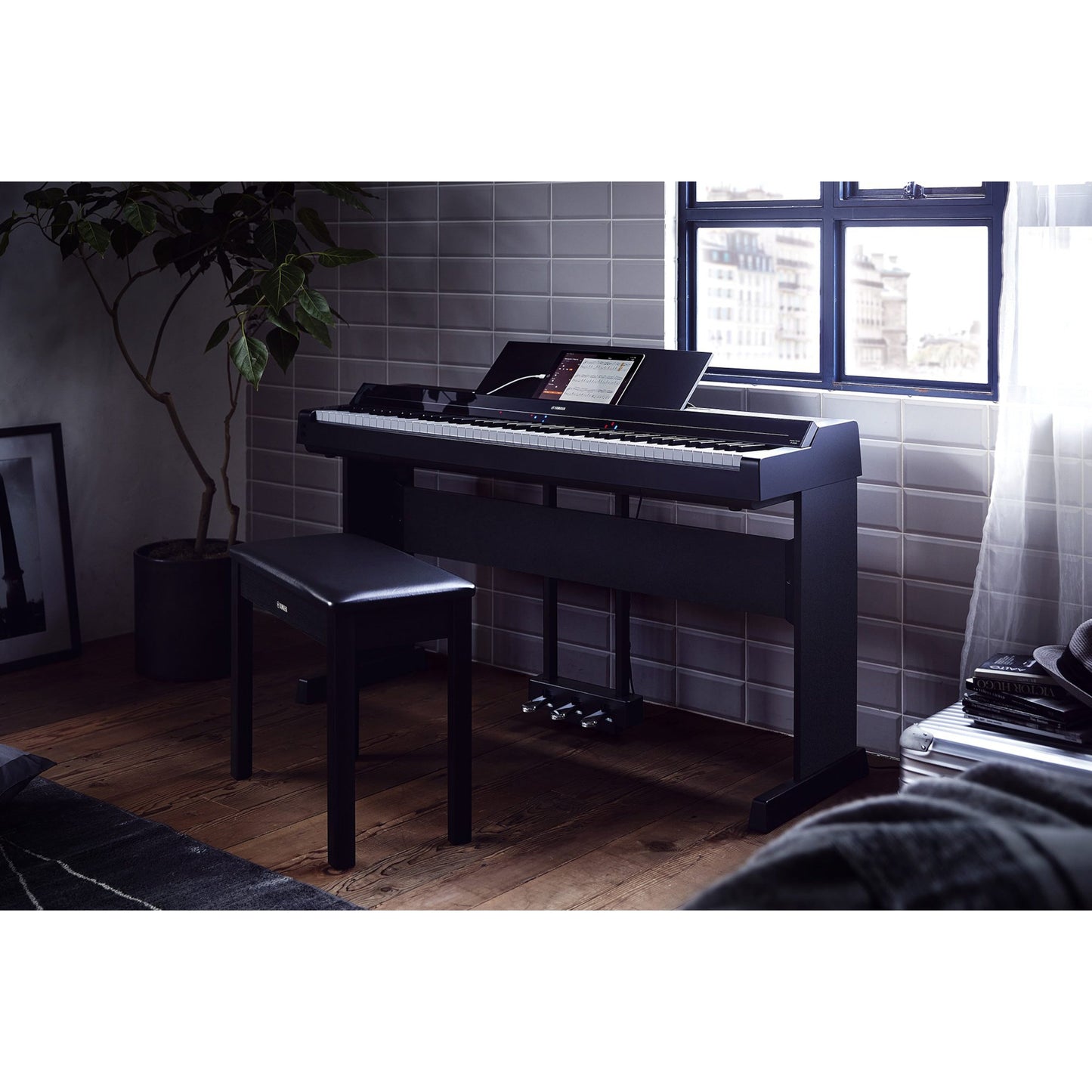 Yamaha P-S500 digital piano - Black Display model with full warranty. PICKUP ONLY.